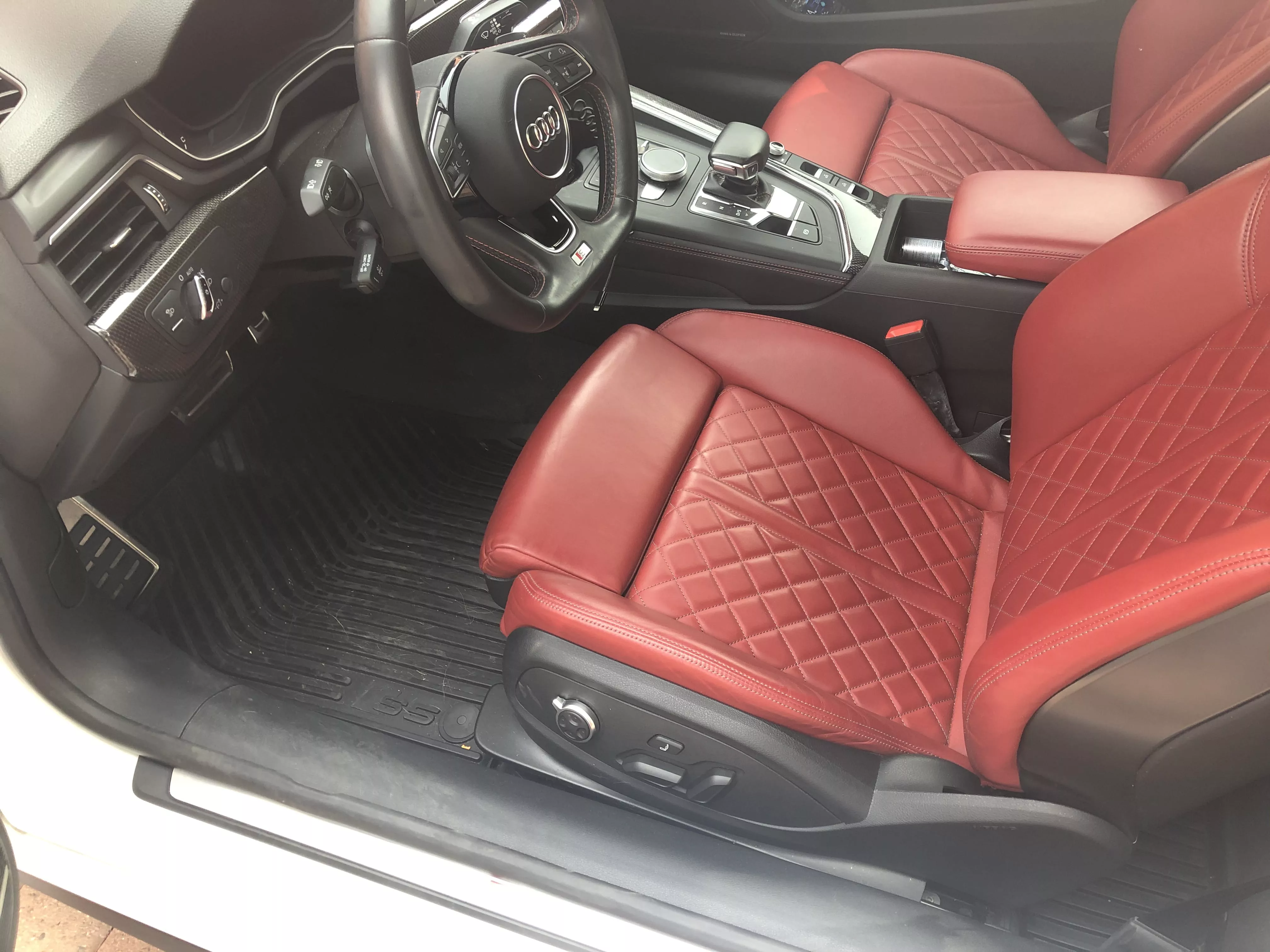 Before Audi Interior Detail